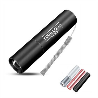 Compact USB Rechargeable Mini Flashlight for On-the-Go Use