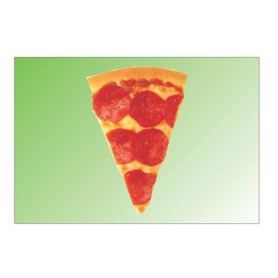 Pizza Slice Rectangle Metal Photo Magnet (2"x3")