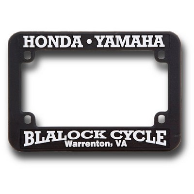 Motorcycle Plastic Raised Copy License Plate Frame