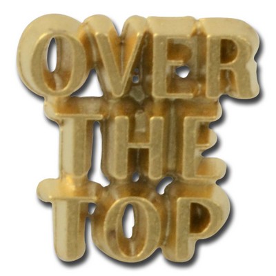 Stock Over the Top Lapel Pin