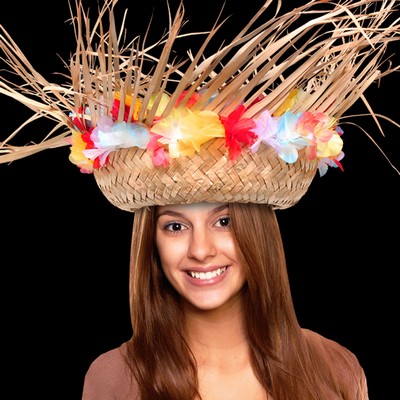 Beachcomber Hat w/Flower Band