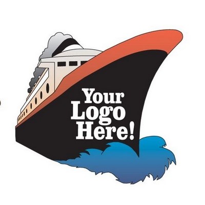 Cruise Ship Executive Magnet w/ Full Magnetic Back (4 Square Inch)