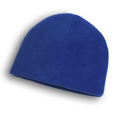 Royal Blue Fleece Beanie Cap