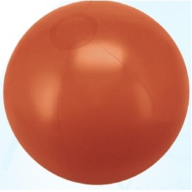 16" Inflatable Solid Burnt Red Beach Ball