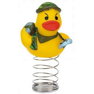 Rubber Soldier In Camouflage Outfit Duck Bobble©