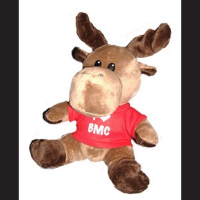 Quincy Moose Stuffed Animal w/Shirt (9")