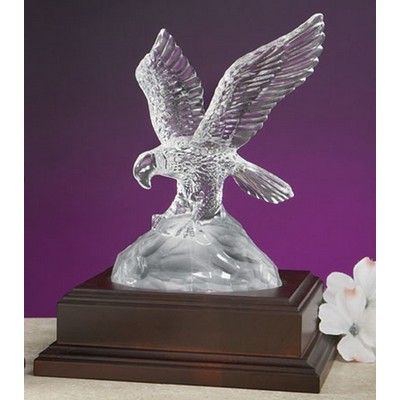 8" American Pride Crystal Eagle Award