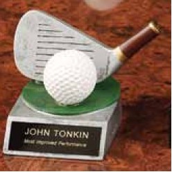 Resin Golf Club Trophy