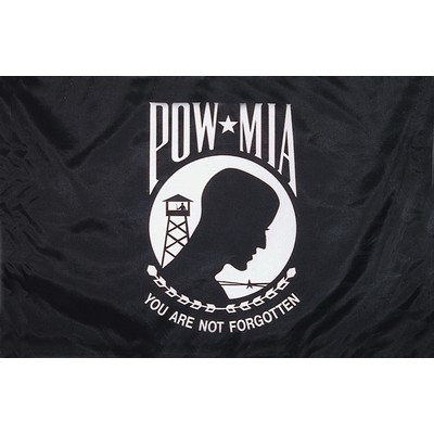 Single Faced Armed Forces POW & MIA Commemorative Flag (2'x3')