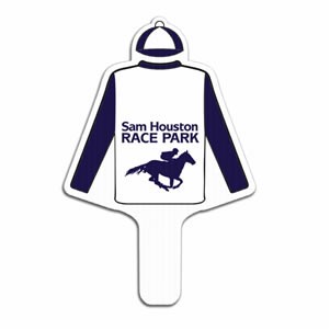 Jockey Jersey Hand Fan