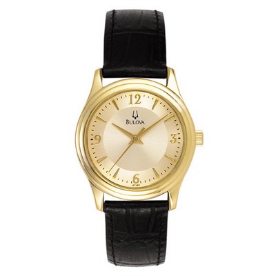 Bulova Ladies' Leather Band Corporate Collection Watch