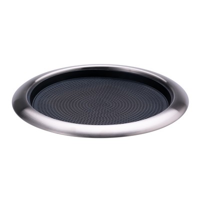 11'' Round Non-Slip Tray w/Removable Insert