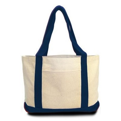 Liberty Bags® Leeward Canvas Boater Tote Bag