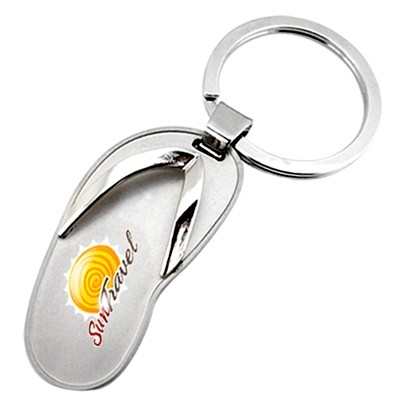 Metal Sandal Keychain