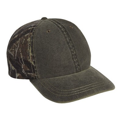 Weathered Washed Front W/ Superflauge Camo Back Cap