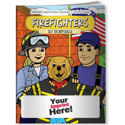 Coloring Book - Firefighters in Uniform