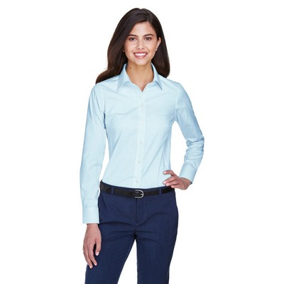 Devon and Jones Ladies' Crown Collection® Solid Oxford Woven Shirt