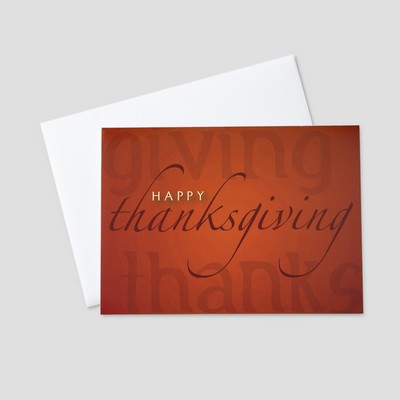 Thanksgiving Wish Thanksgiving Greeting Card