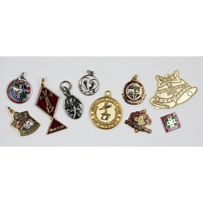 1.75" Die Struck Soft Enamel Charm