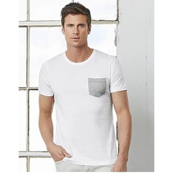 Bella+Canvas® Men's Jersey Short Sleeve Pocket Tee Shirt