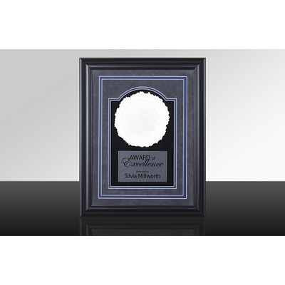 ARTISAN: Black Wood Framed Handmade Paper Wall Award