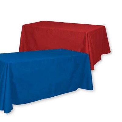 6' Solid Polyester Table Throw (88"x132")