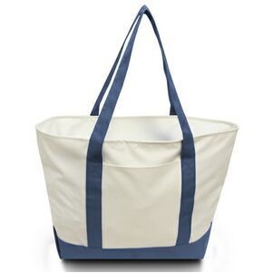 Giant Zipper Boat Tote Bag