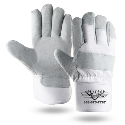 Winter Lined Leather Palm Gloves