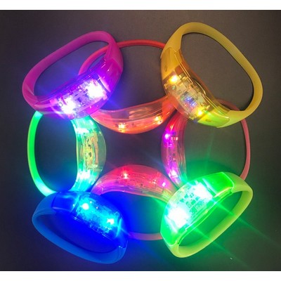 Motion Activated LED Silicone Bracelets