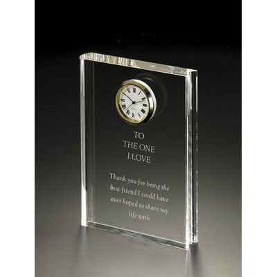 5" Book Award w/Timepiece