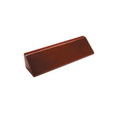 2" x 8.5" - Black or Rosewood Desk Wedge with Plate