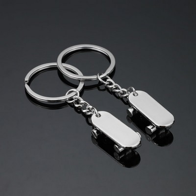 Tiny Skateboard Key Chain