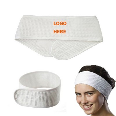 Cotton Waffle Weave Spa Headband