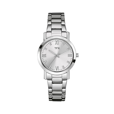 Ladies' TFX dist by Bulova Silver-Tone Bracelet Watch