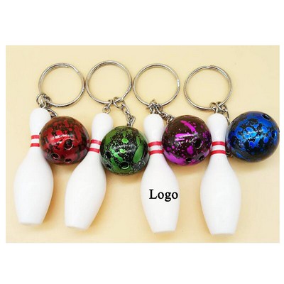 Mini Bowling Pin Keychain