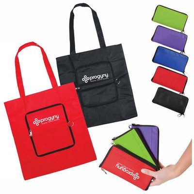 Foldable Shopping Tote Bag (12"x14")