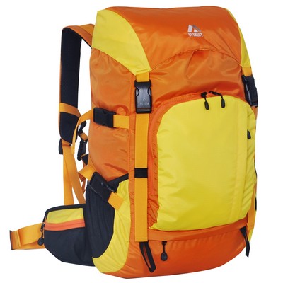 Everest Weekender Hiking Pack, Orange/Yellow