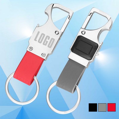 Keychain w/Bottle Opener & Flashlight