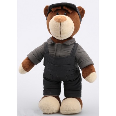 10" Working Bear Stuffed Toy