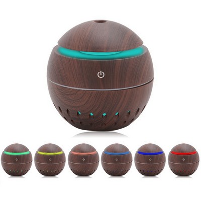 130 ml Round LED Light Mist Oil Diffuser Humidifier