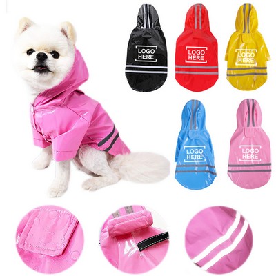 Dog Raincoat with Cap