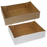 Automatic Popup White Kraft Donut Tray (13½"x9"x3")