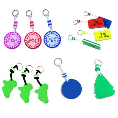 Oval Floating Key Ring