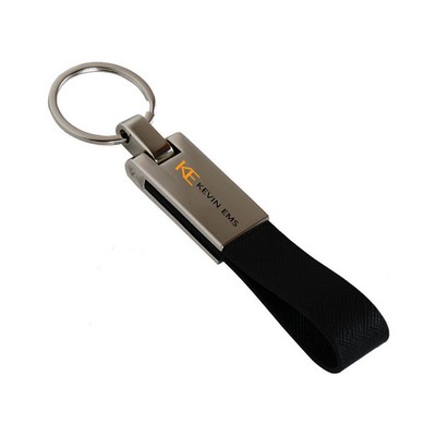 Zinc Alloy Leather Key Ring