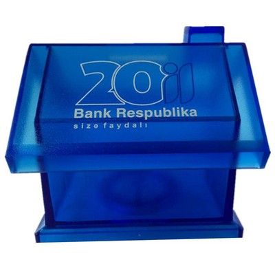 Transparent House Shaped Saving Pot Saving Bank