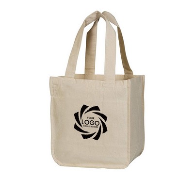 Wine and Grocery Cotton Tote