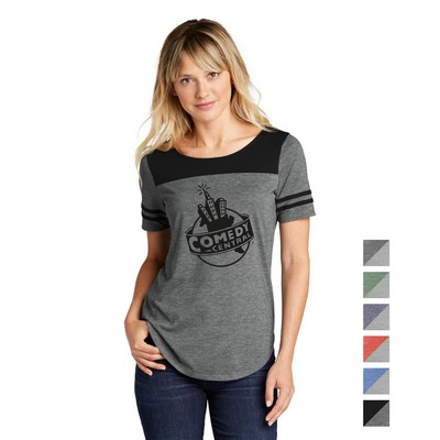 Sport-Tek ® Ladies PosiCharge ® Tri-Blend Wicking Fan Tee