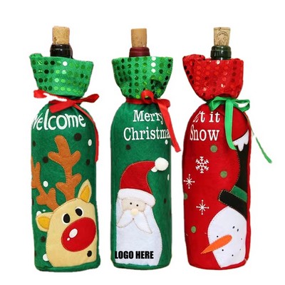 Christmas Wine Bottle Bag