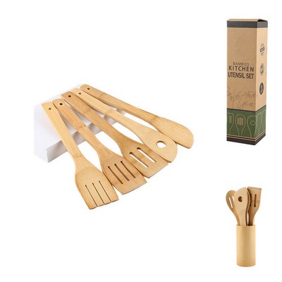 Bamboo 5-Piece Kitchen Tool