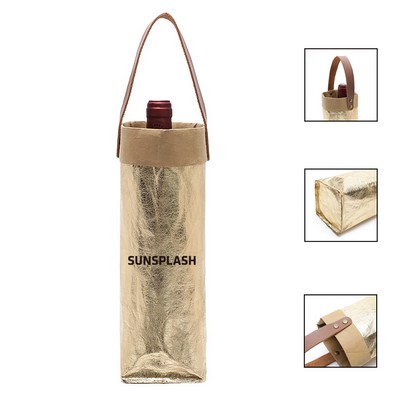 Kraft Wine Bag for One Bottle